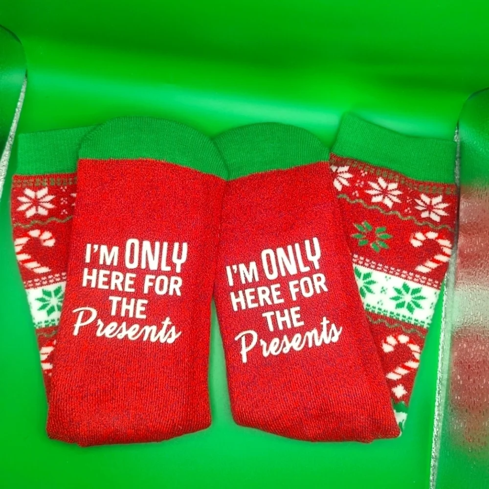 💥 3/$20 Funny Christmas Socks! NWOT